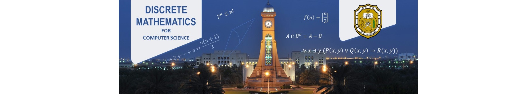 Course Image Discrete Mathematics for Computer Science || Spring26