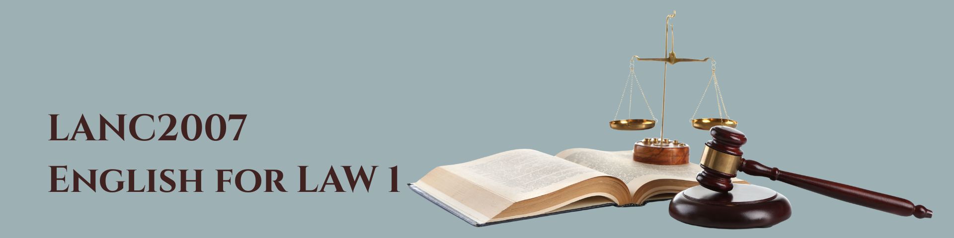 Course Image LANC2007: English for Law I_Spring 26
