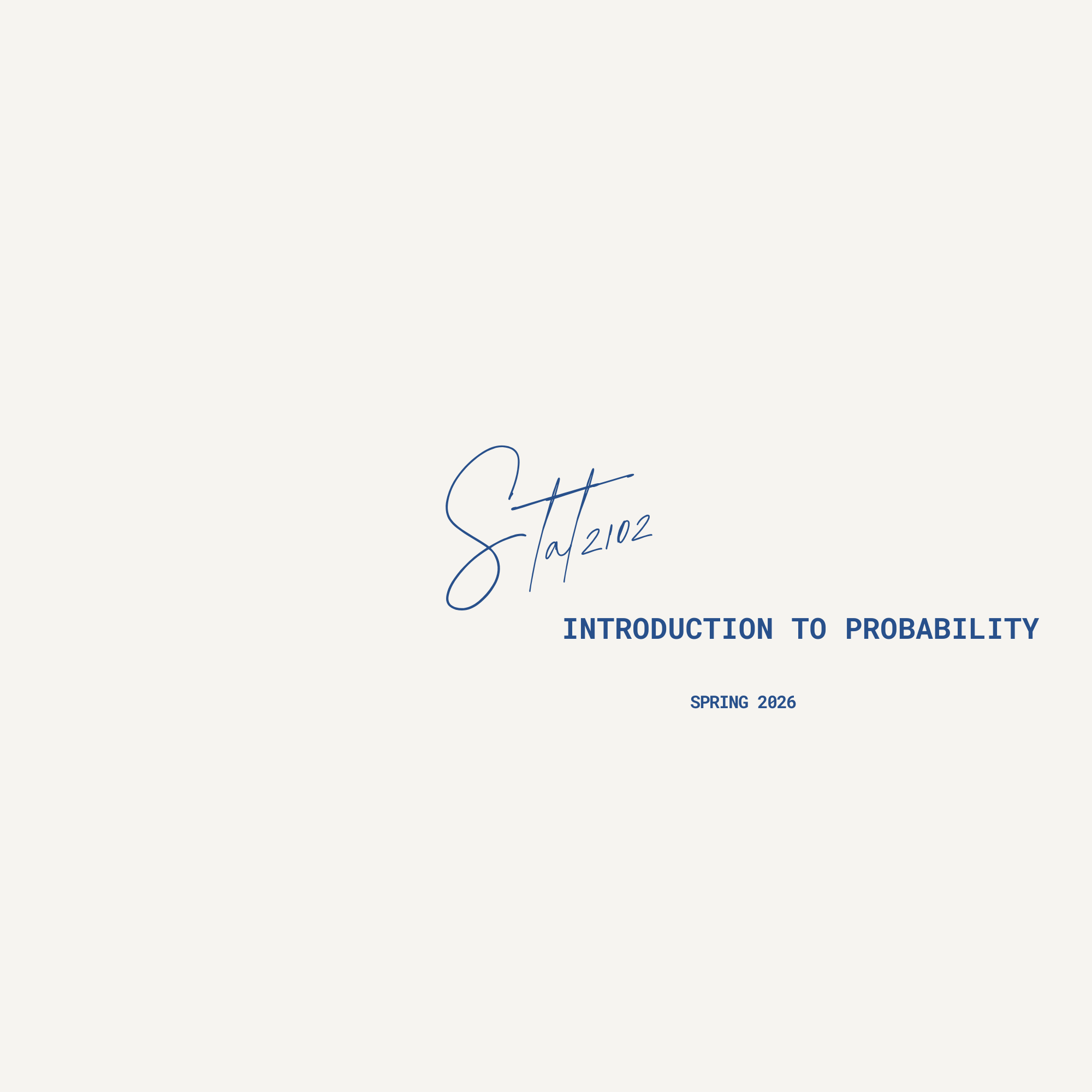 Course Image  Introduction to Probability || Spring26